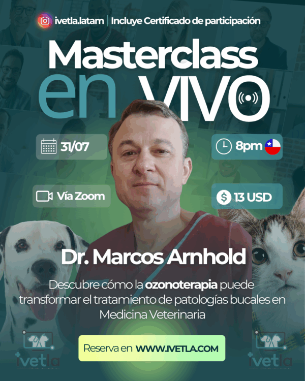 Masterclass: Ozonoterapia en Patologías Bucales en Medicina Veterinaria